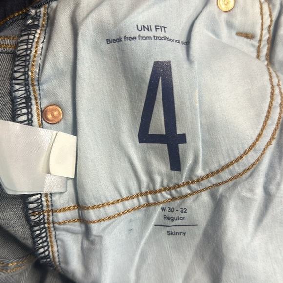 LUCKY BRAND High Rise Skinny Blue Jeans, UniFit Size 4 (30-32W), EUC - Picture 2 of 10